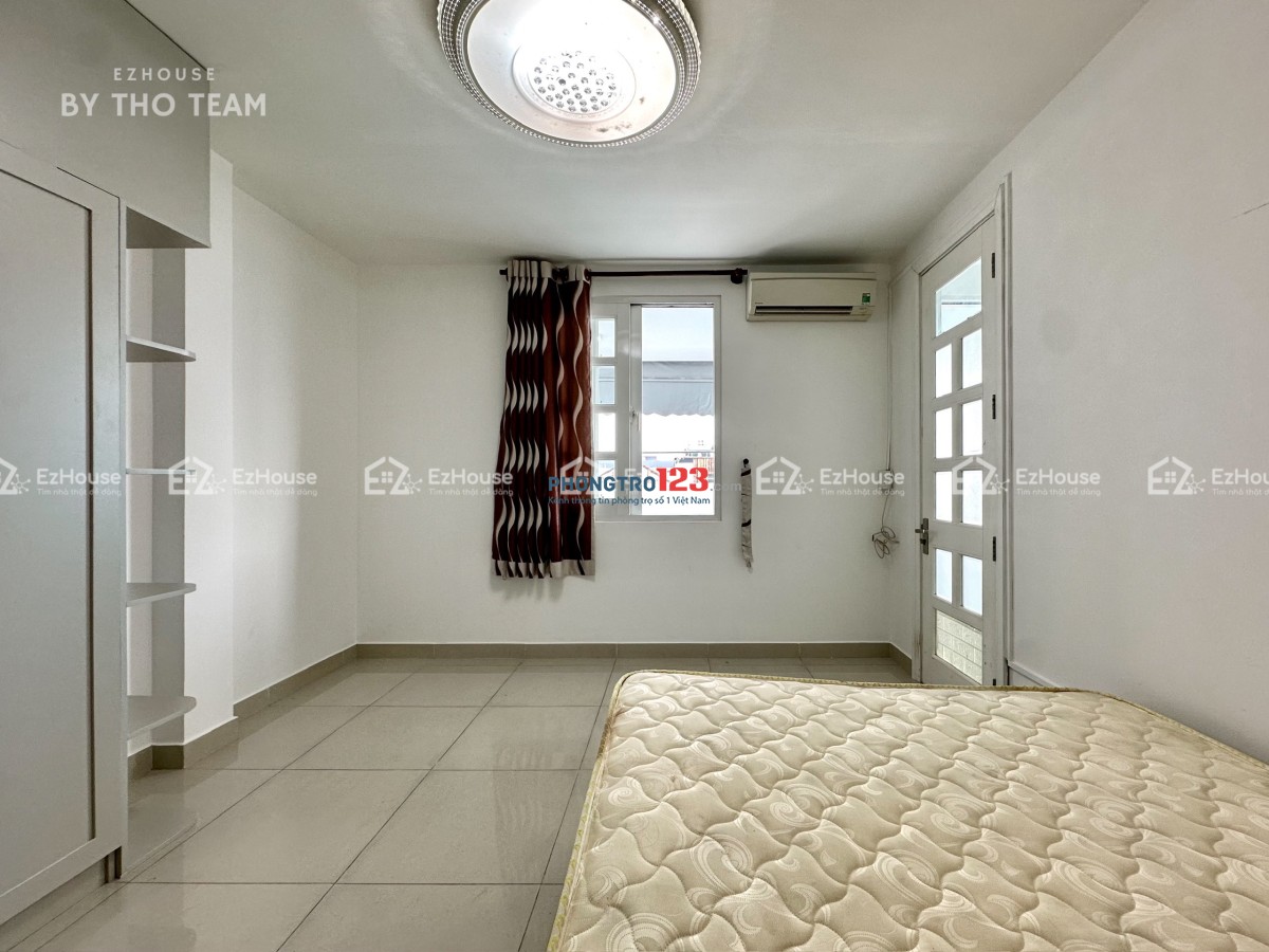 CHO THUÊ CĂN HỘ 1 PHÒNG NGỦ BAN CÔNG ĐÔI 60m2 FULL NỘI THẤT, GẦN SÂN BAY TÂN SƠN NHẤT & ETOWN