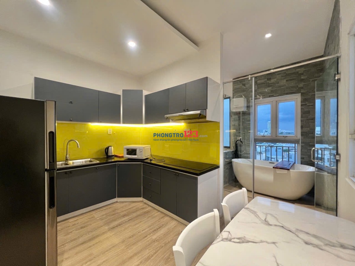 PHÒNG CHO THUÊ 60m2 SẦM SƠN, PHƯỜNG 4, TÂN BÌNH Ban công Máy giặt riêng Full nội thất gần Sân Bay