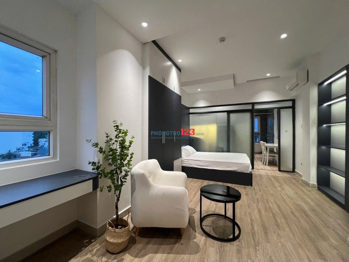 PHÒNG CHO THUÊ 60m2 SẦM SƠN, PHƯỜNG 4, TÂN BÌNH Ban công Máy giặt riêng Full nội thất gần Sân Bay