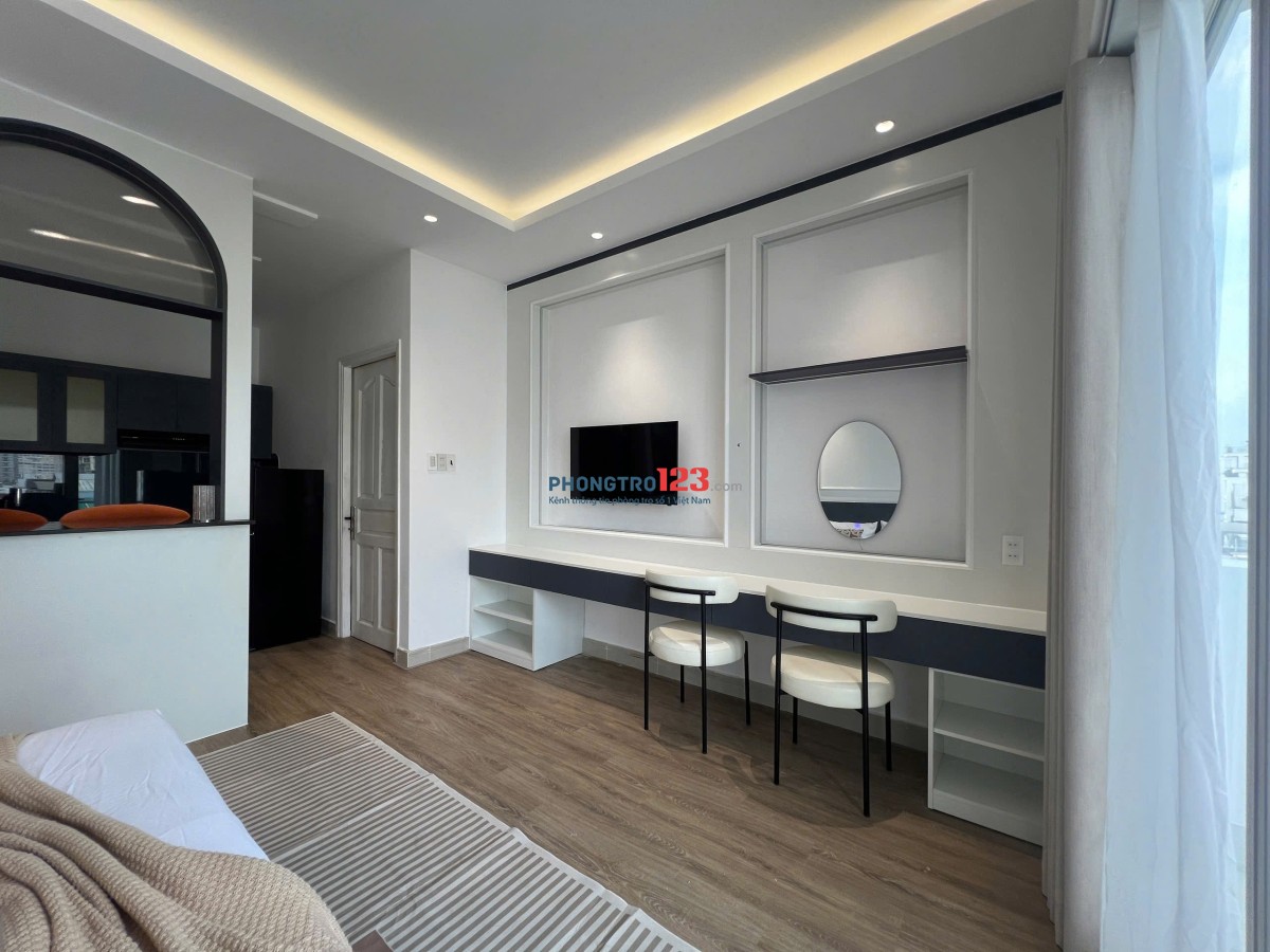 PHÒNG CHO THUÊ 60m2 SẦM SƠN, PHƯỜNG 4, TÂN BÌNH Ban công Máy giặt riêng Full nội thất gần Sân Bay