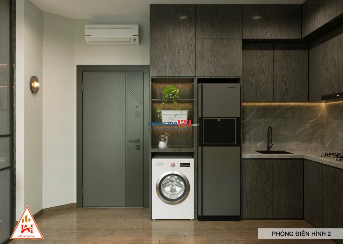 Căn hộ 1pn ban công full nội thất gần sân bay Tân Nhất Sơn Nhất, ga T3, Lăng Cha Cả quận Tân Bình