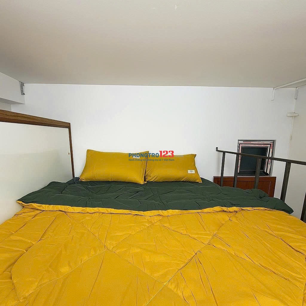 Cho thuê phòng trọ có gác 28m2 ngay công viên Hoàng Văn Thụ