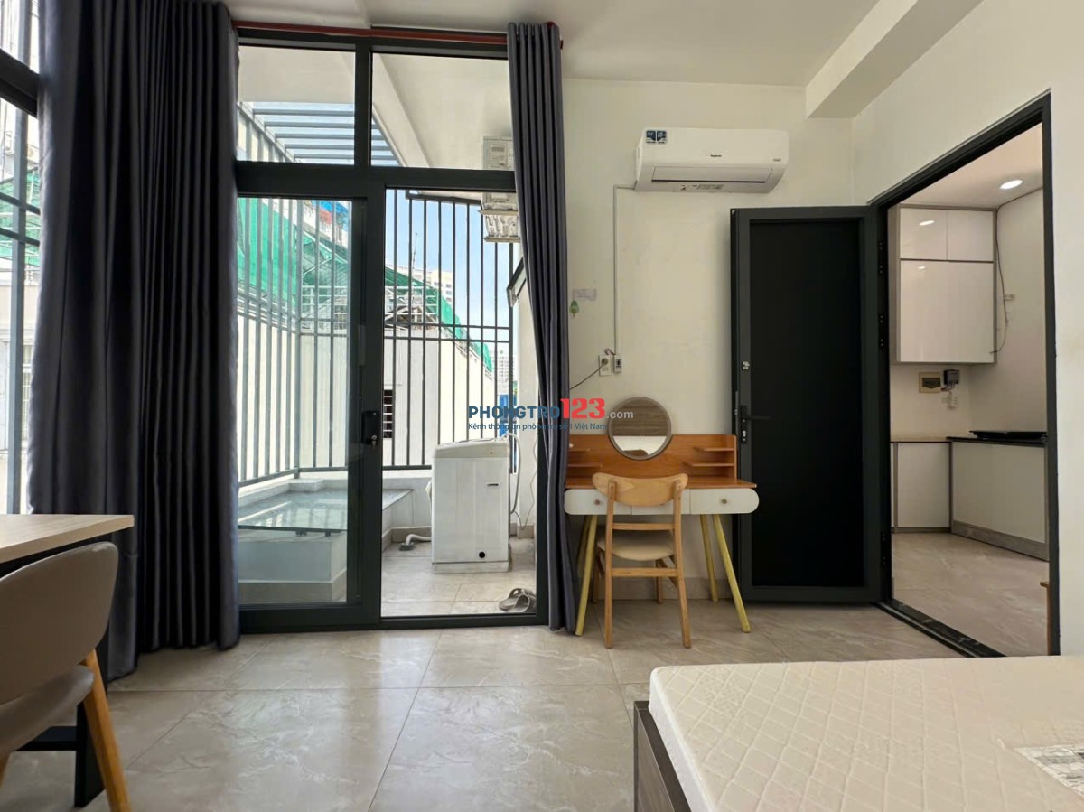 CHO THUÊ CĂN HỘ- 1 PHÒNG NGỦ BAN CÔNG-QUẬN TÂN BÌNH GẦN SÂN BAY TÂN SƠN NHẤT