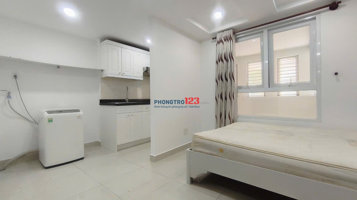 Cho Thuê Căn Hộ 1 Phòng Ngủ - Studio Tách Bếp - Cửa Sổ - Máy Giặt Riêng - Gần Sân Bay TSN - Ga T3