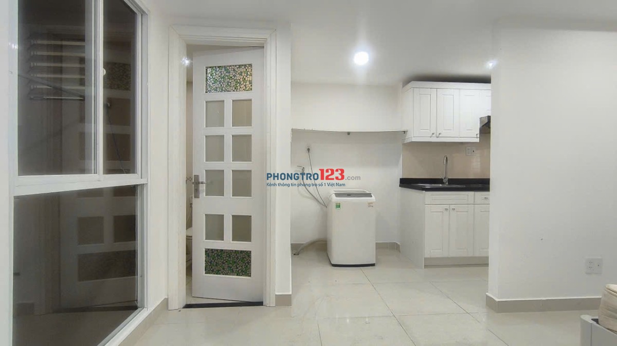 Cho Thuê Căn Hộ 1 Phòng Ngủ - Studio Tách Bếp - Cửa Sổ - Máy Giặt Riêng - Gần Sân Bay TSN - Ga T3