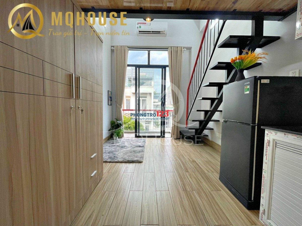 DUPLEX GIÁ TỐT NGAY KHU BÀU CÁT, ĐẦY ĐỦ NỘI THẤT, BAN CÔNG THOÁNG