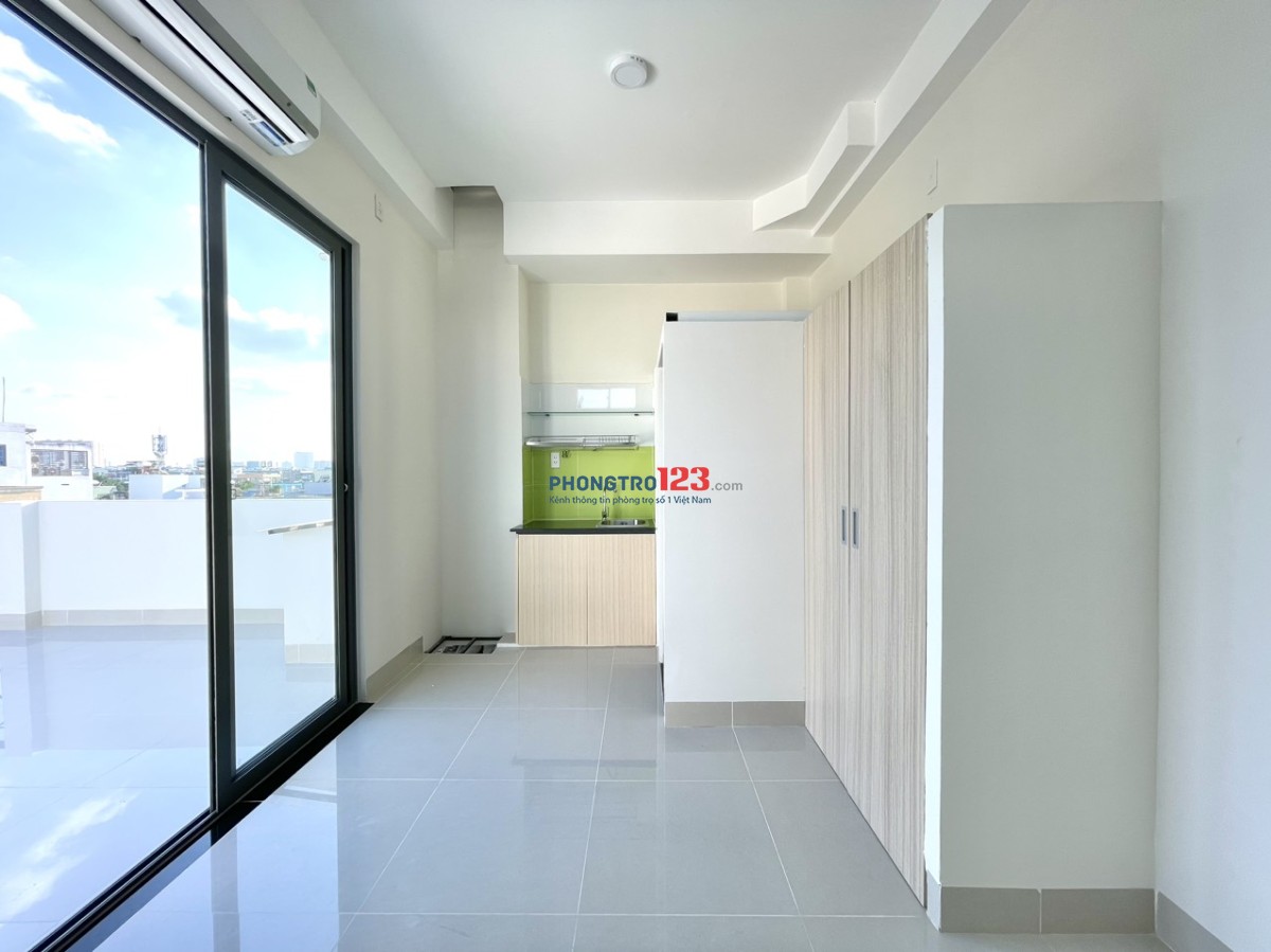 Bóc tem phòng 25m2 mới xây - ngay đường Bùi Đình Túy học viện Cán Bộ, chợ Long Vân