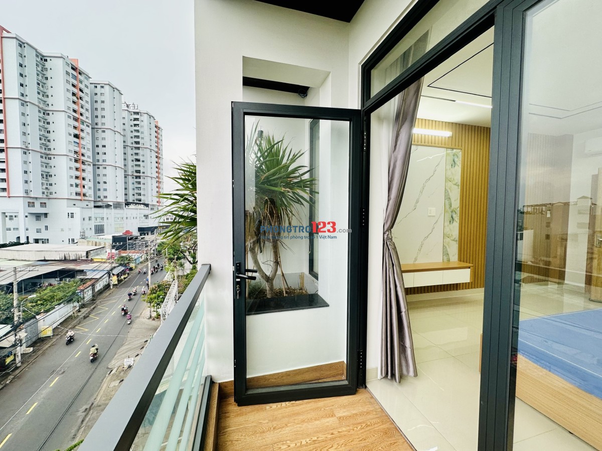 Cho thuê căn hộ mini Mới, Full nội thất, có ban công