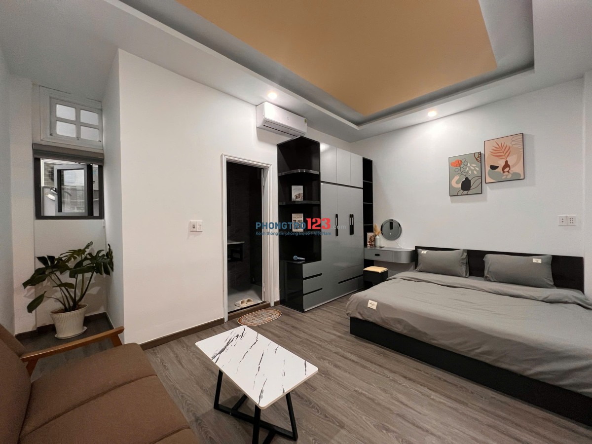 CHO THUÊ NHÀ 2 PHÒNG NGỦ FULL NỘI THẤT CÓ SÂN THƯỢNG VÀ SÂN ĐẬU XE