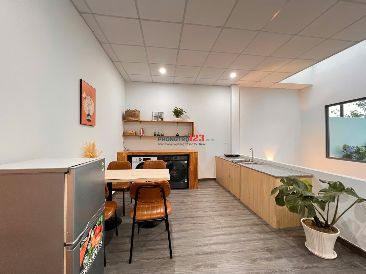 CHO THUÊ NHÀ 2 PHÒNG NGỦ FULL NỘI THẤT CÓ SÂN THƯỢNG VÀ SÂN ĐẬU XE