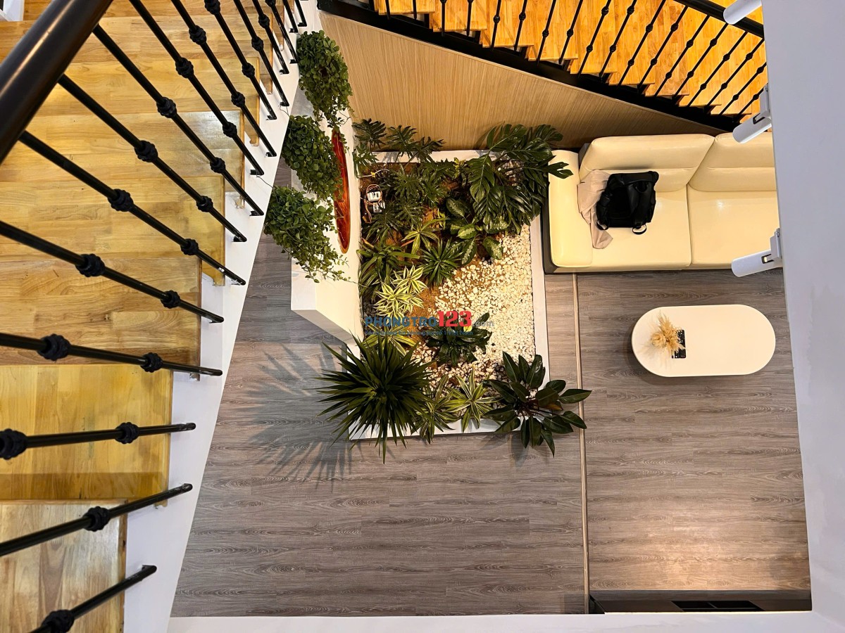 CHO THUÊ NHÀ 2 PHÒNG NGỦ FULL NỘI THẤT CÓ SÂN THƯỢNG VÀ SÂN ĐẬU XE