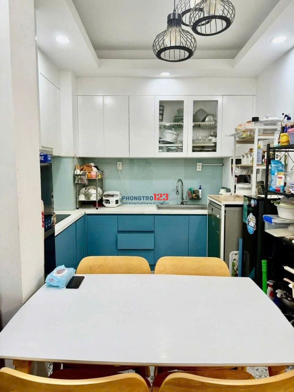 Chung cư Harmona, Trương Công Định, TB: 11tr, 1pn, 50m2, full nội thất