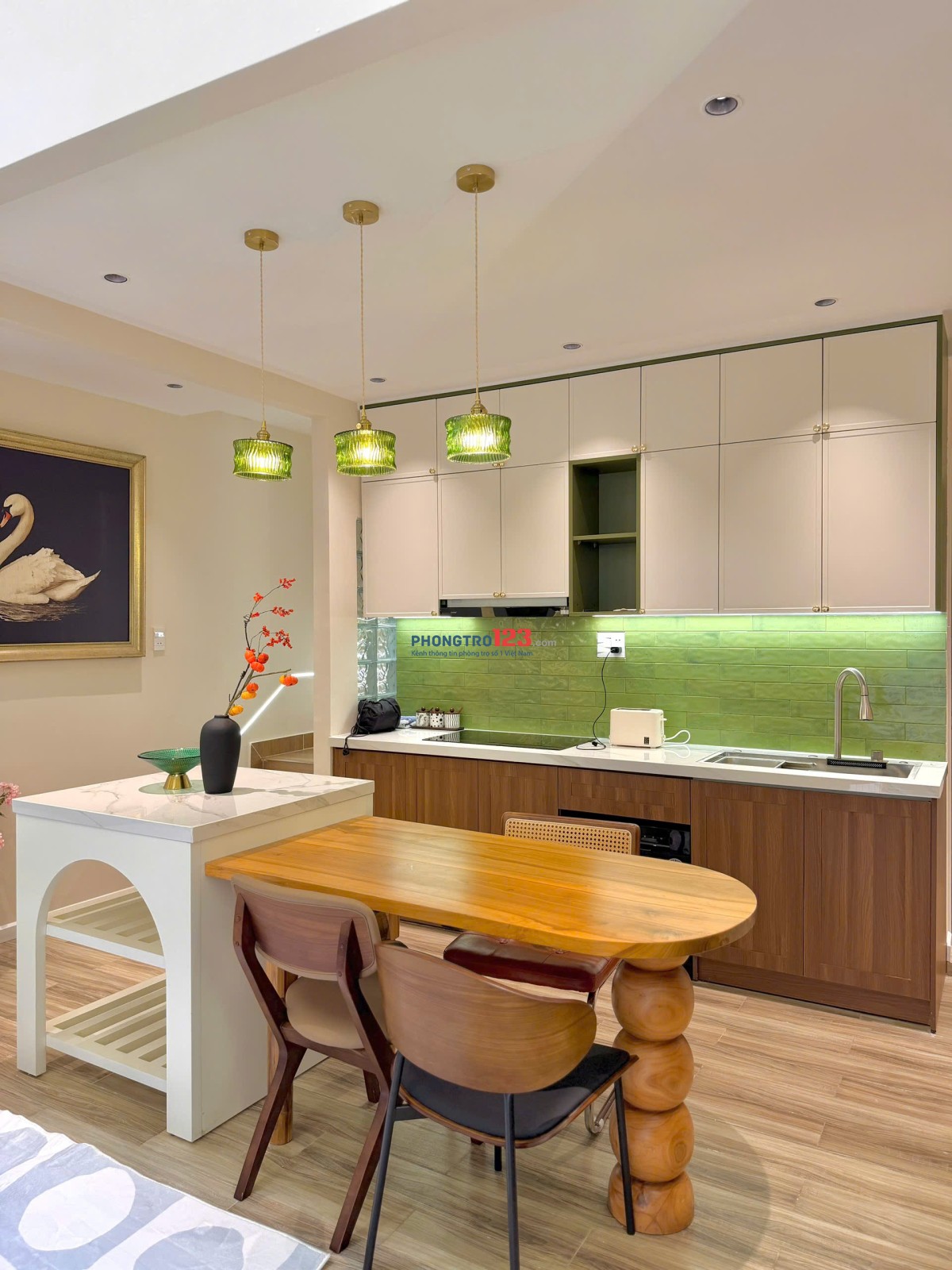 Cho Thuê Nhà Nguyên Căn 2PN Nhà Đẹp Thiết Kế ở Trung Tâm Hải Châu