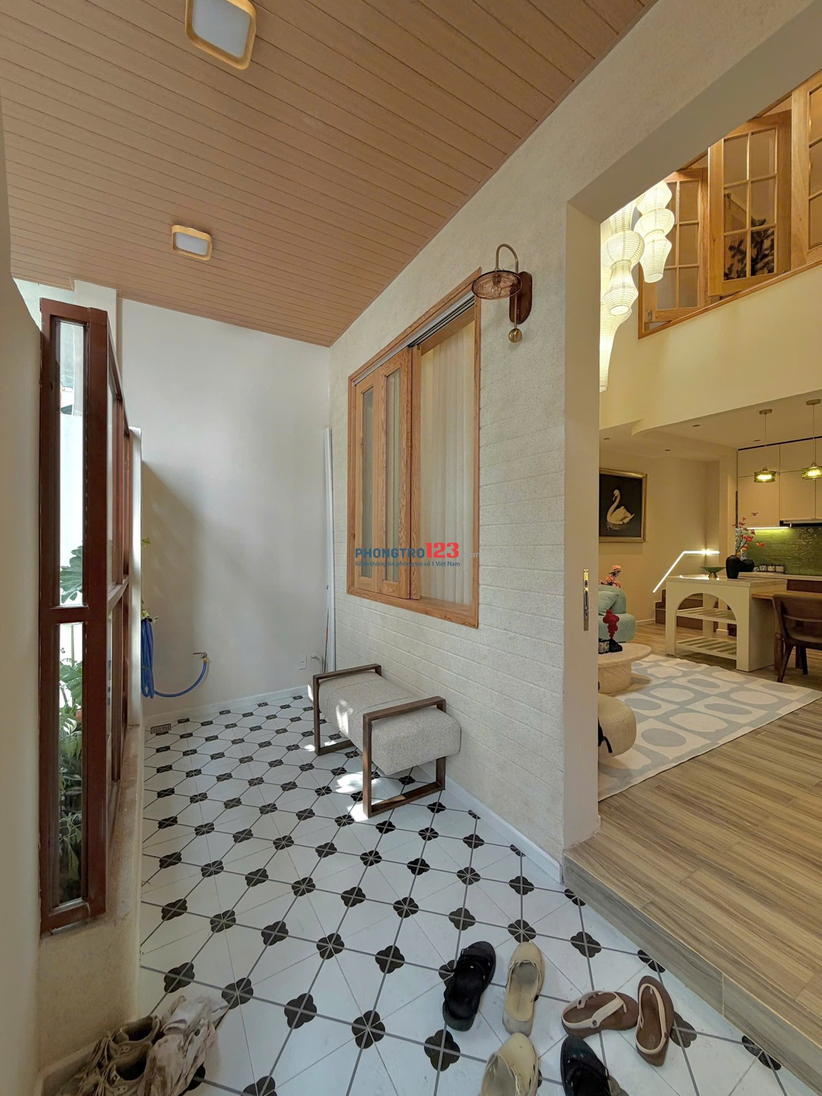 Cho Thuê Nhà Nguyên Căn 2PN Nhà Đẹp Thiết Kế ở Trung Tâm Hải Châu