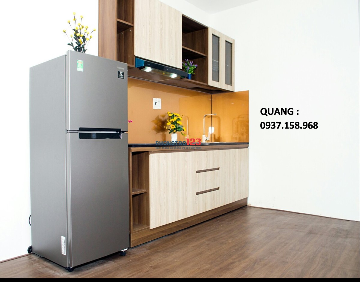 Căn hộ 4x18m full nội thất hẻm xe hơi, khu yên tĩnh, lầu 1, hẻm C3/hẻm 54 PHẠM HÙNG