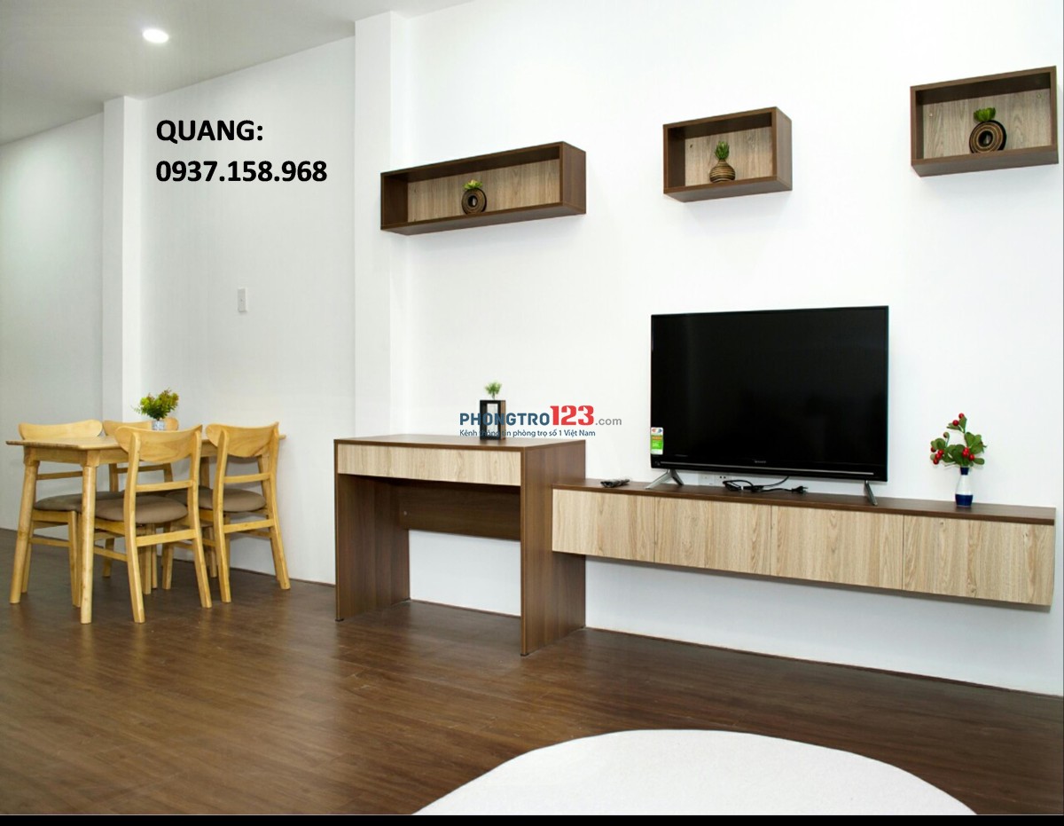 Căn hộ 4x18m full nội thất hẻm xe hơi, khu yên tĩnh, lầu 1, hẻm C3/hẻm 54 PHẠM HÙNG