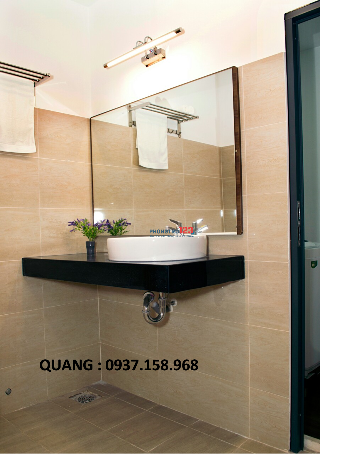 Căn hộ 4x18m full nội thất hẻm xe hơi, khu yên tĩnh, lầu 1, hẻm C3/hẻm 54 PHẠM HÙNG