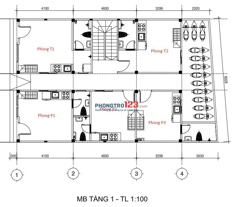 Cho thuê nhà trọ mới xây, hẻm xe tải, trung tâm p.10 Gò Vấp