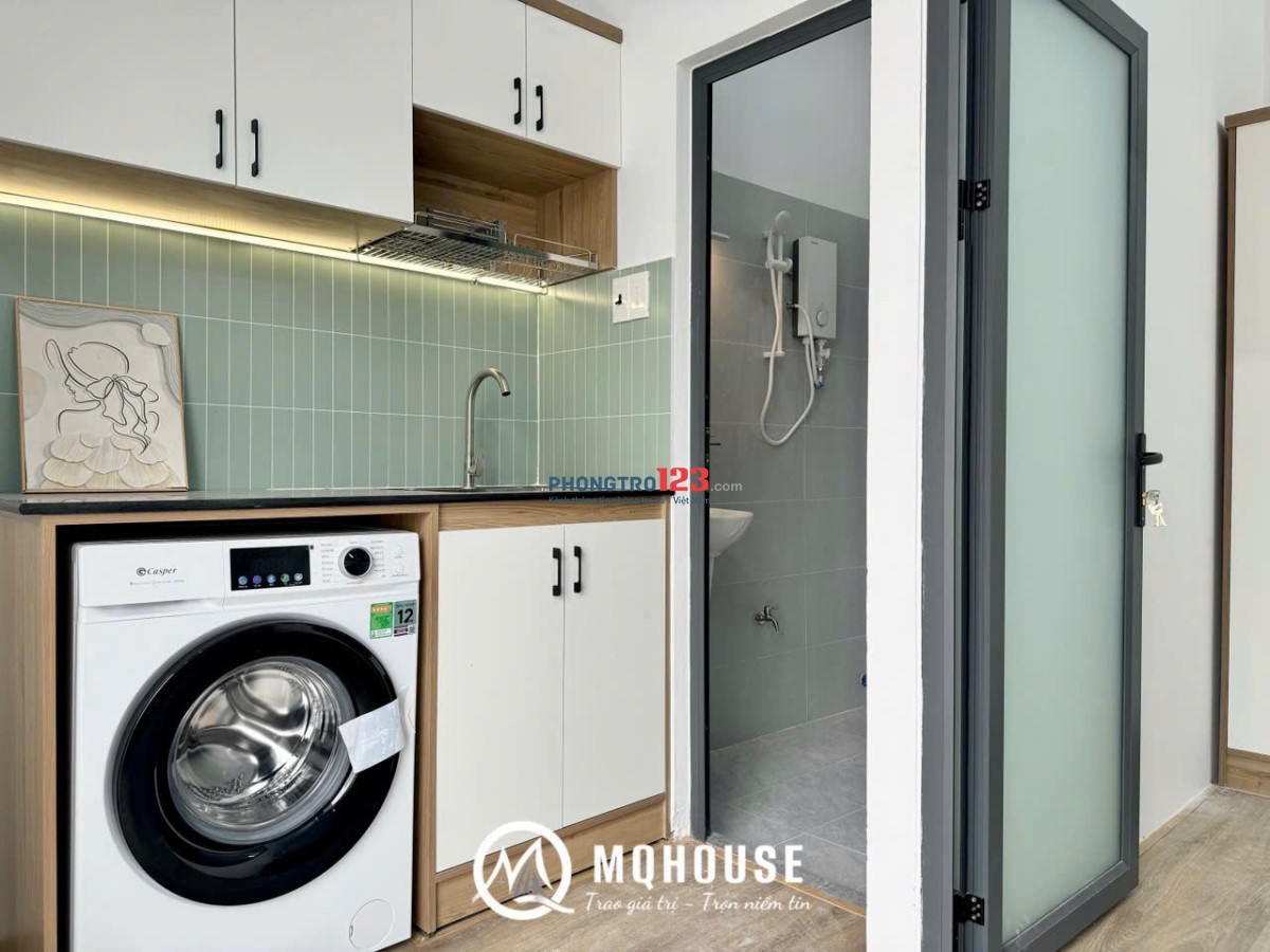 CHO THUÊ CĂN HỘ STUDIO FULL NỘI THẤT - MÁY GIẶT RIÊNG - GẦN HỌC VIỆN HÀNG KHÔNG - TÂN BÌNH