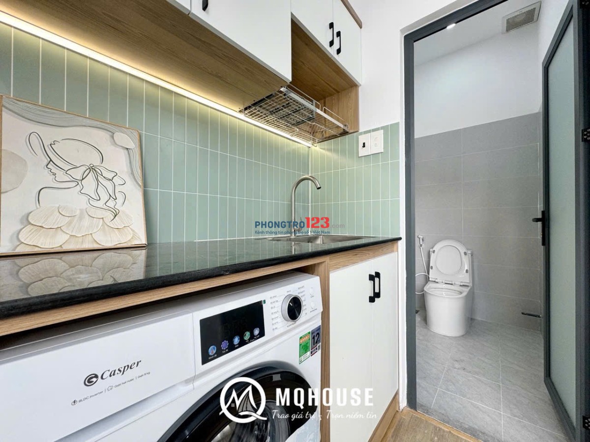 CHO THUÊ CĂN HỘ STUDIO FULL NỘI THẤT - MÁY GIẶT RIÊNG - GẦN HỌC VIỆN HÀNG KHÔNG - TÂN BÌNH
