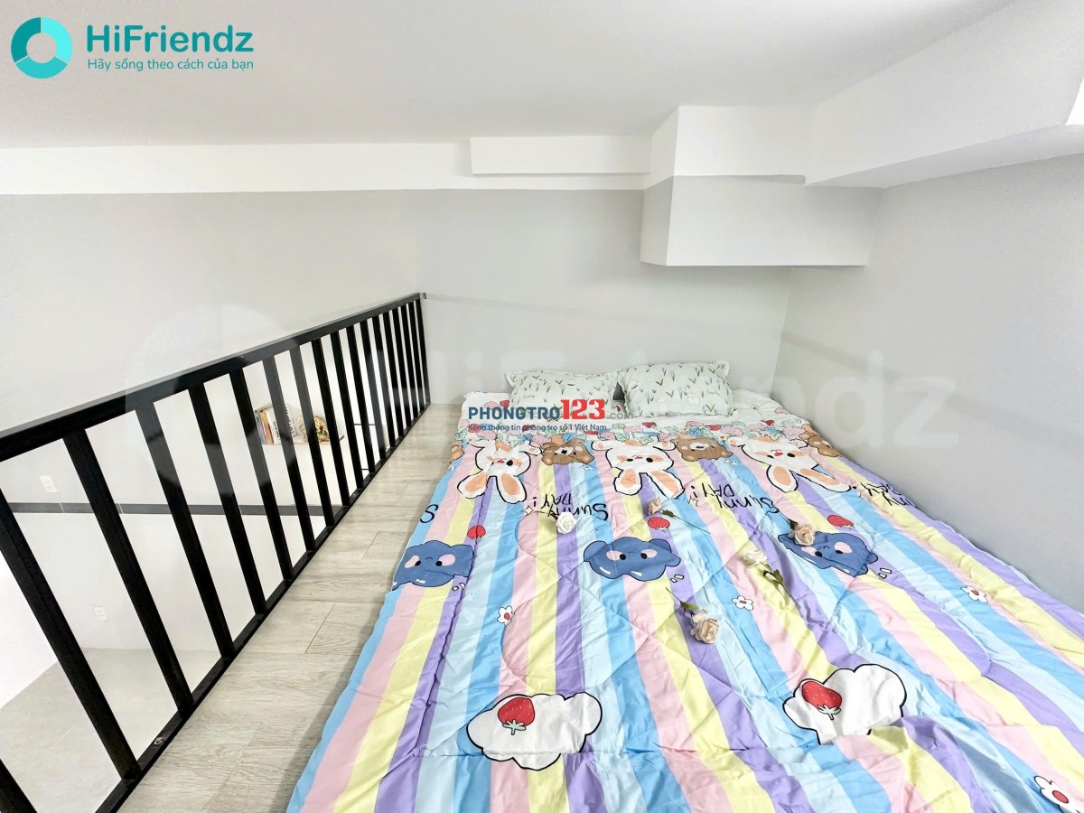 Trống phòng trọ mới, Full nội thất , Ban công cửa sổ Thoáng, Ít phí gần Đảo Kim Cương