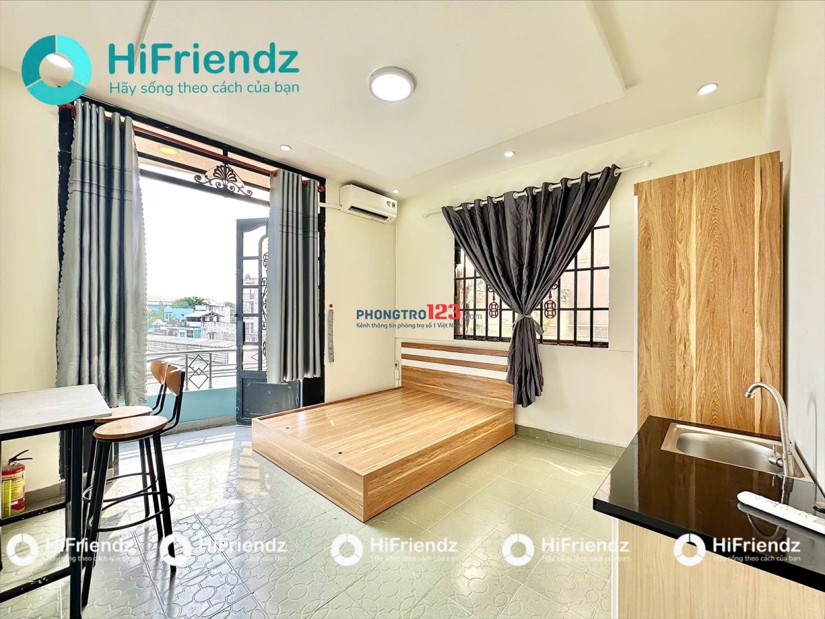 PHÒNG MỚI XÂY GIÁ TỐT LÝ THƯỜNG KIỆT, FULL NỘI THẤT, BAN CÔNG, NGAY SVĐ PHÚ THỌ