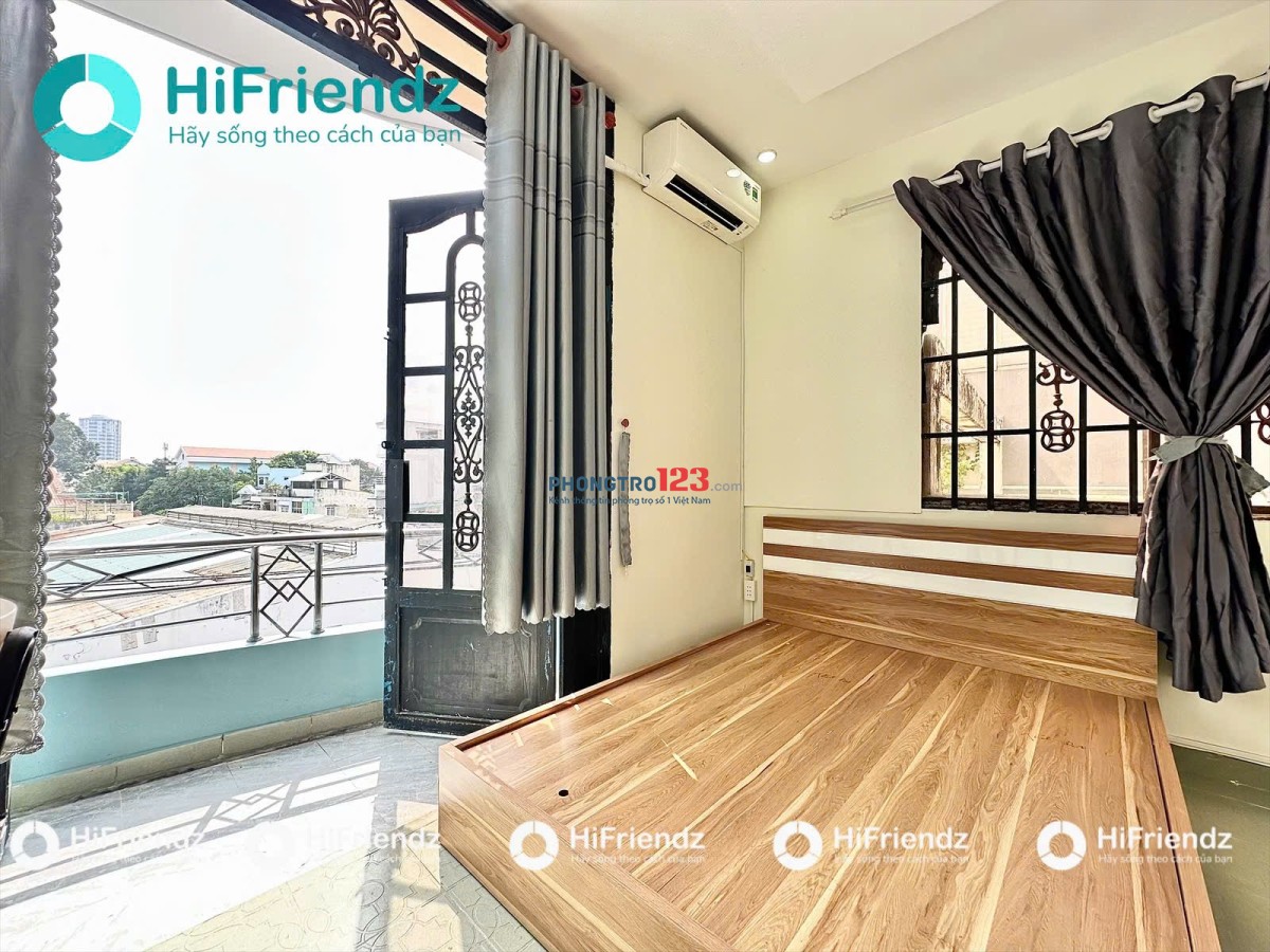 PHÒNG MỚI XÂY GIÁ TỐT LÝ THƯỜNG KIỆT, FULL NỘI THẤT, BAN CÔNG, NGAY SVĐ PHÚ THỌ