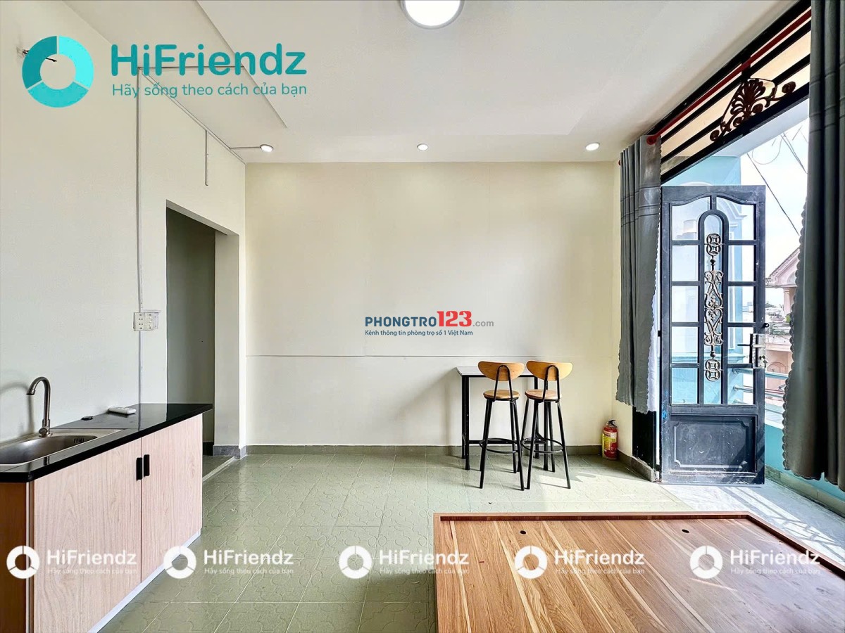 PHÒNG MỚI XÂY GIÁ TỐT LÝ THƯỜNG KIỆT, FULL NỘI THẤT, BAN CÔNG, NGAY SVĐ PHÚ THỌ