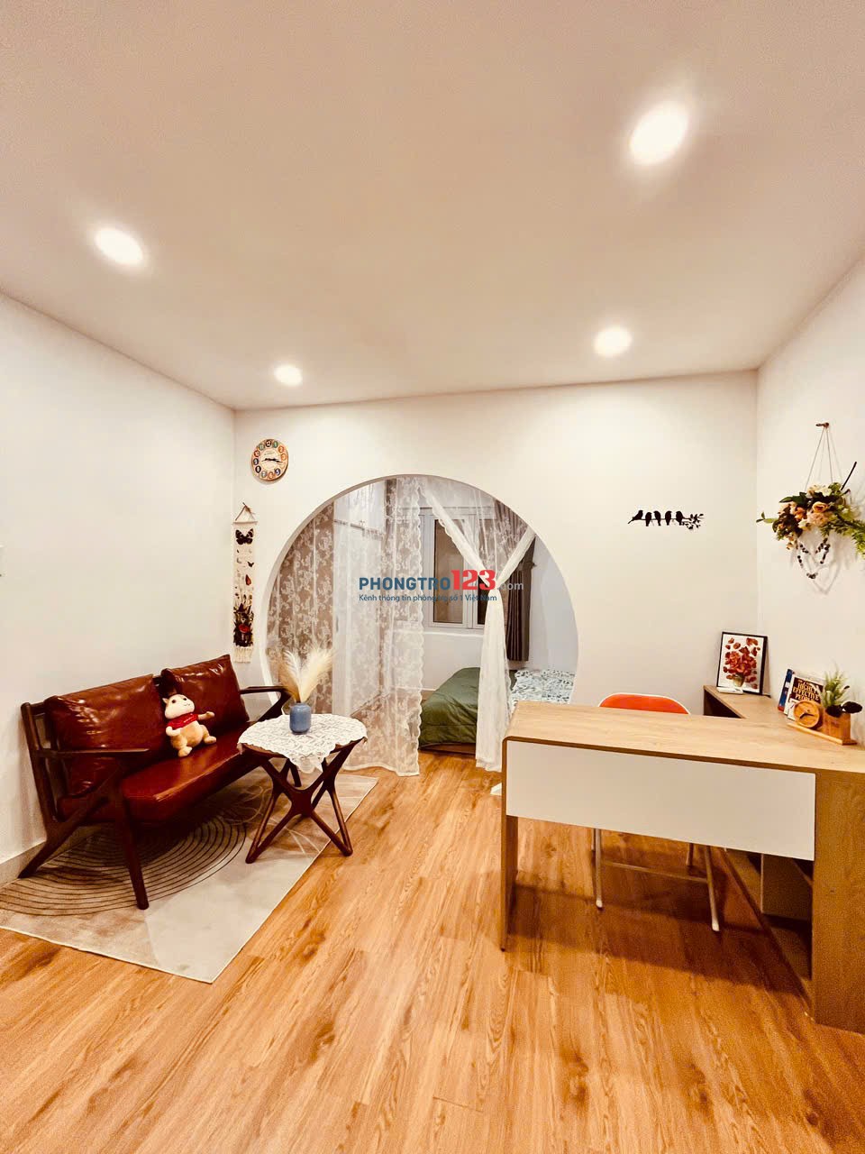 Căn hộ 1 Phòng ngủ, Pk đủ nội thất gần Cầu Kiệu, P.Tân Định, Quận 1