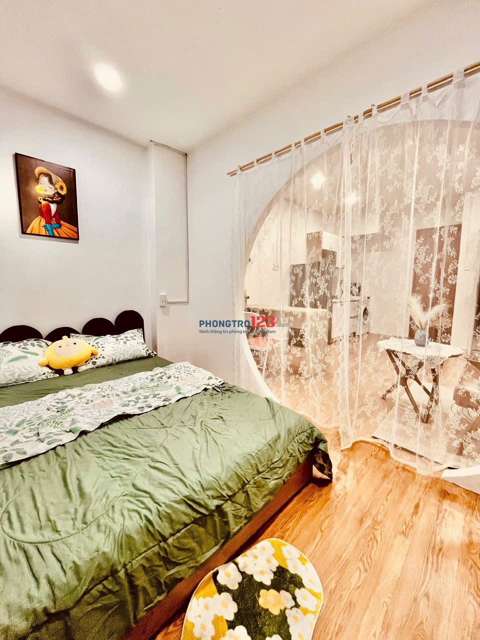 Căn hộ 1 Phòng ngủ, Pk đủ nội thất gần Cầu Kiệu, P.Tân Định, Quận 1