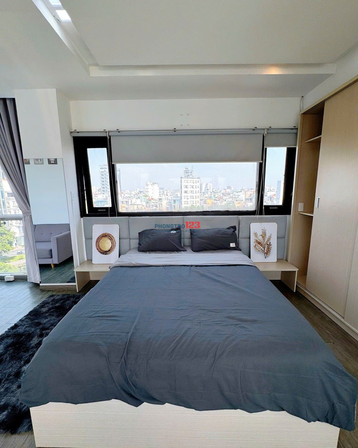 CHO THUÊ CĂN HỘ 1PN 1BẾP KHÁCH VIEW ĐẸP HOÀNG SA, QUẬN 3 ( CÓ NHẬN NGẮN HẠN)