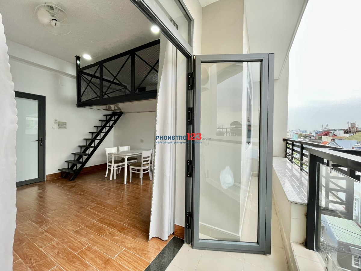Cho Thuê Phòng Có Gác • Ko Giới Hạn Người Ở • Ban Công • Full Nội Thất Ngay Khu Bàu Cát Tân Bình