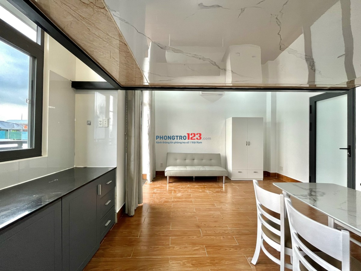 Cho Thuê Phòng Có Gác • Ko Giới Hạn Người Ở • Ban Công • Full Nội Thất Ngay Khu Bàu Cát Tân Bình