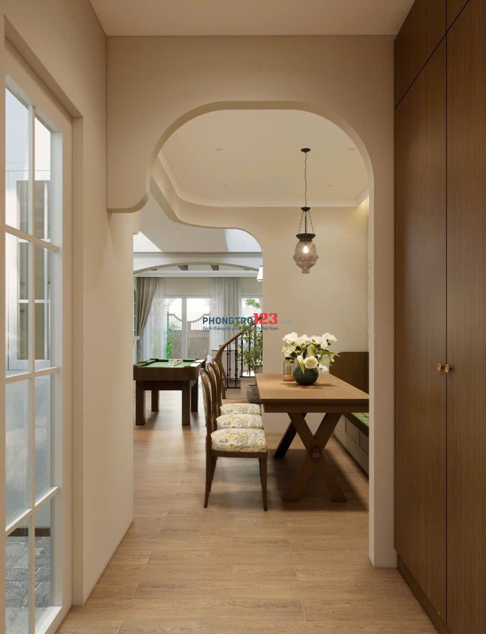 CHO THUÊ NHÀ NGUYÊN CĂN 5 PHÒNG NGỦ HIỆN ĐẠI VỊ TRÍ BIỂN TRUNG TÂM DỄ KINH DOANH.