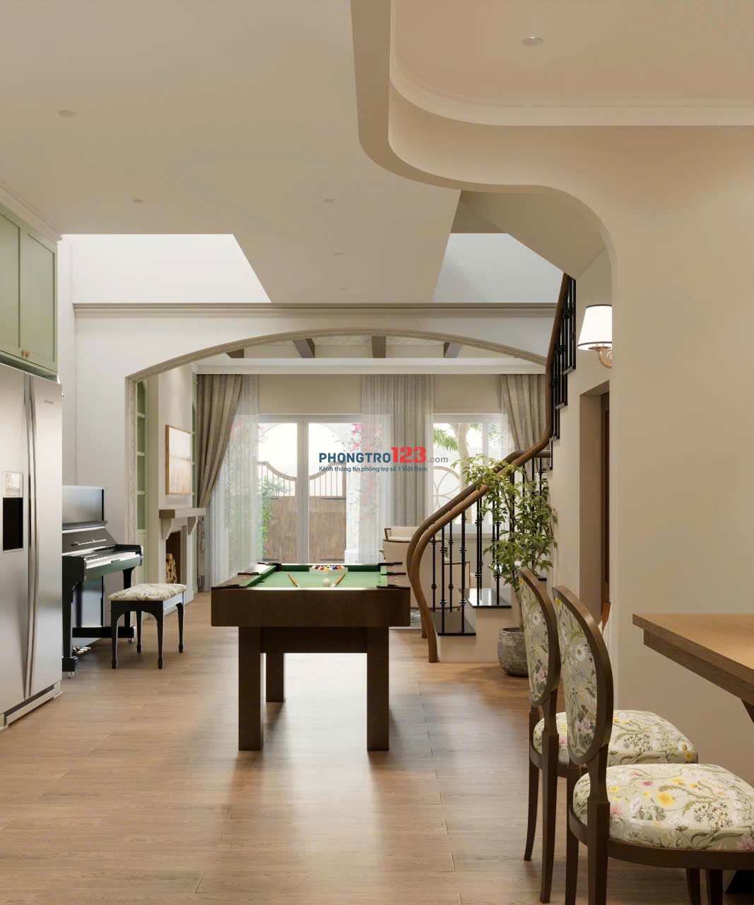 CHO THUÊ NHÀ NGUYÊN CĂN 5 PHÒNG NGỦ HIỆN ĐẠI VỊ TRÍ BIỂN TRUNG TÂM DỄ KINH DOANH.