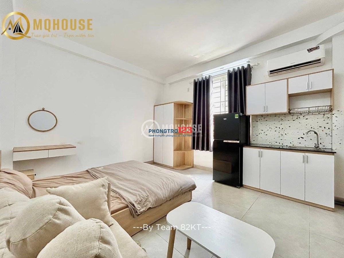 THUÊ NGAY PHÒNG RỘNG 32m2 FULL NỘI THẤT, CỬA SỔ TRỜI _NƠ TRANG LONG, BÌNH THẠNH GẦN ĐH VĂN LANG