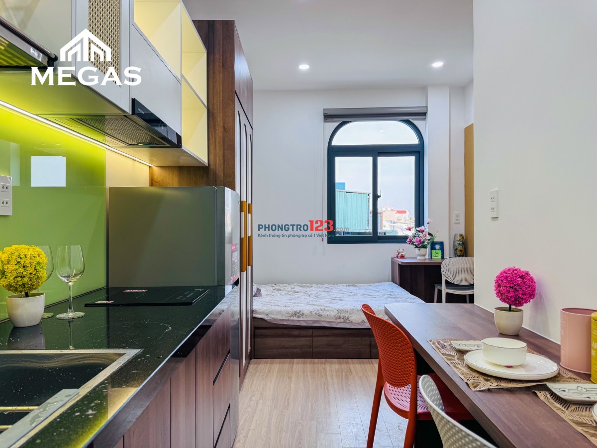 Khai trương căn hộ cao cấp full nội thất vibe xinh - Ban công riêng ở Phan Huy Ích - Trường Chinh