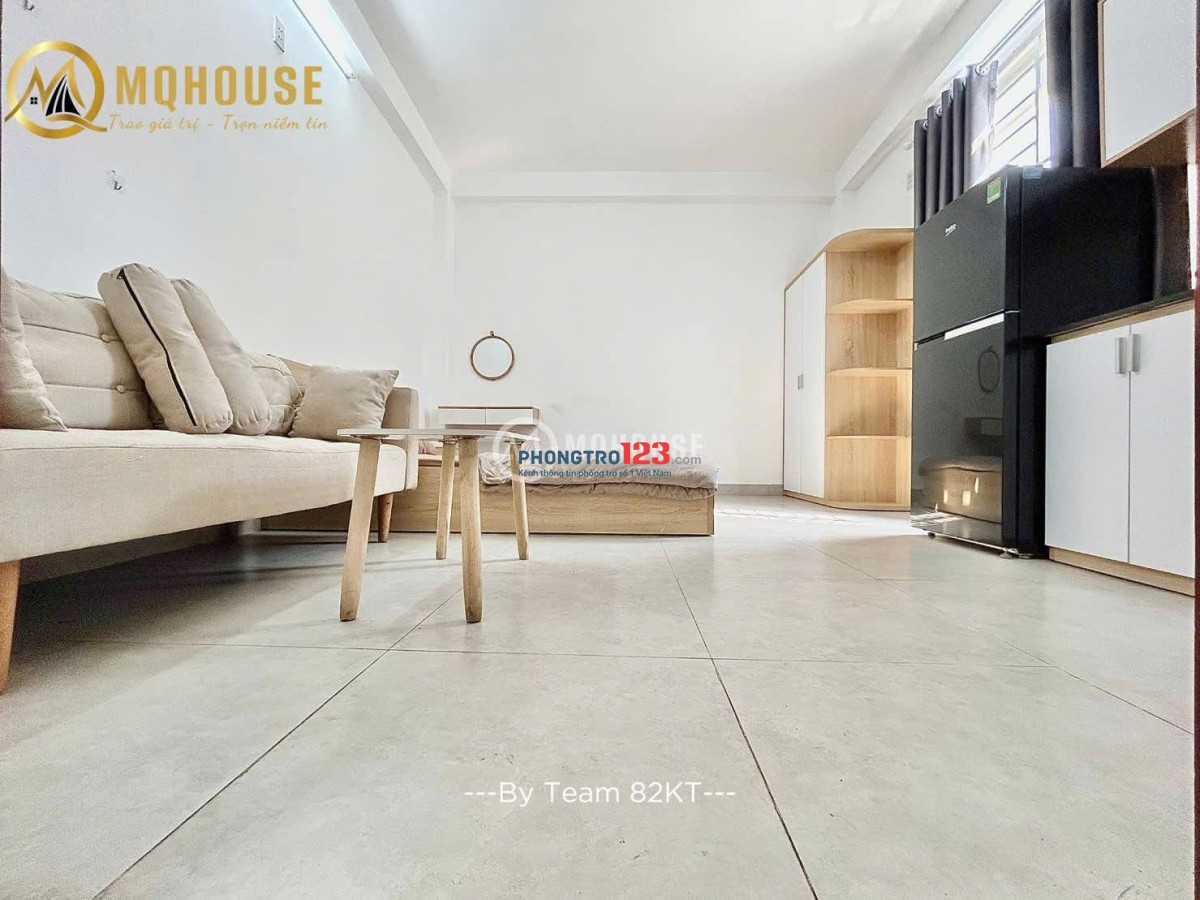 THUÊ NGAY PHÒNG RỘNG 32m2 FULL NỘI THẤT, CỬA SỔ TRỜI _NƠ TRANG LONG, BÌNH THẠNH GẦN ĐH VĂN LANG