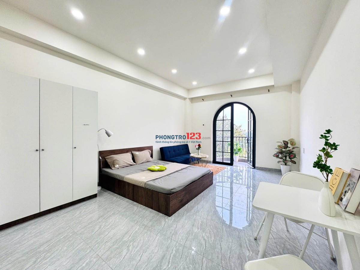 Cho Thuê Căn Hộ 1 Phòng Ngủ Ban Công 60m² chỉ từ 7tr , gần sân bay Tân Sơn Nhất, Etown Cộng Hoà