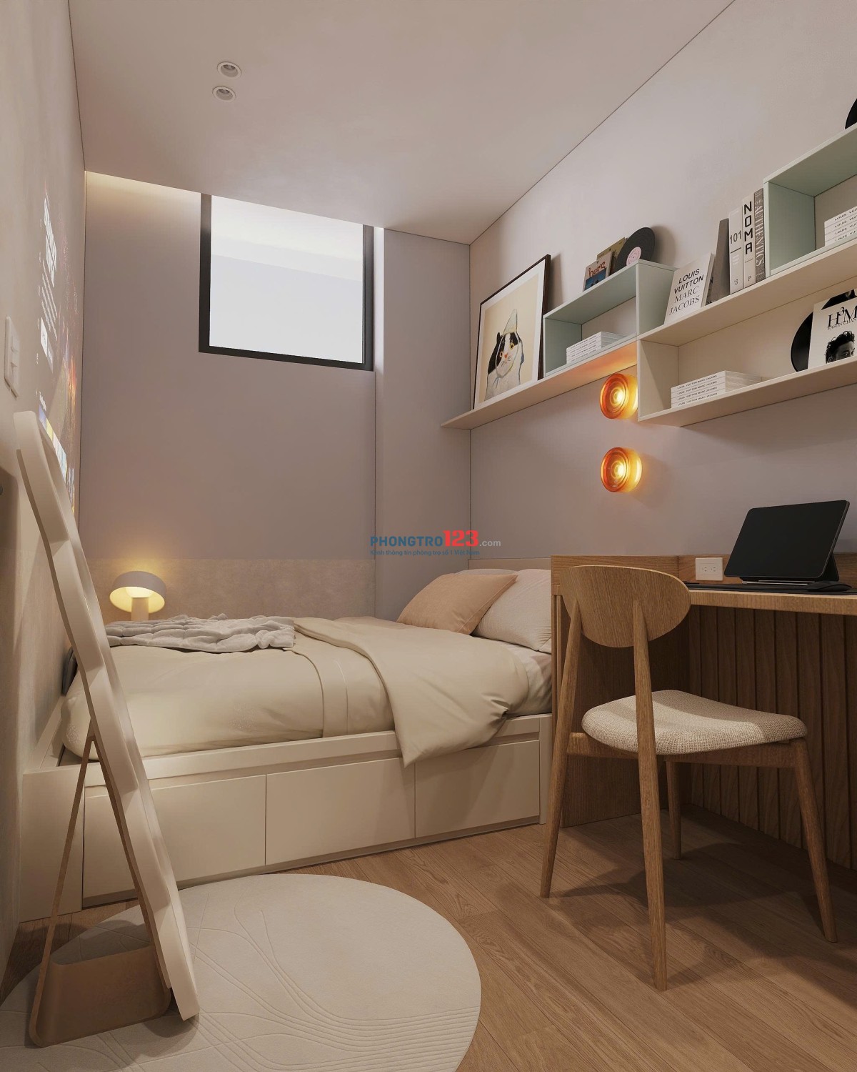 CHO THUÊ CĂN HỘ 1 PHÒNG NGỦ FULL NỘI THẤT GẦN SÂN BAY TÂN SƠN NHẤT-TÂN BÌNH