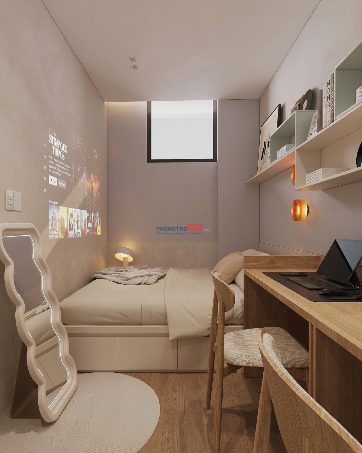 CHO THUÊ CĂN HỘ 1 PHÒNG NGỦ FULL NỘI THẤT GẦN SÂN BAY TÂN SƠN NHẤT-TÂN BÌNH