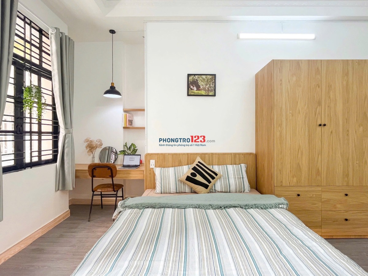 CHO THUÊ CĂN HỘ 1PN BAN CÔNG , 34m2 - NGAY ĐỖ THỊ LỜI , VÒNG XOAY DÂN CHỦ QUẬN 3