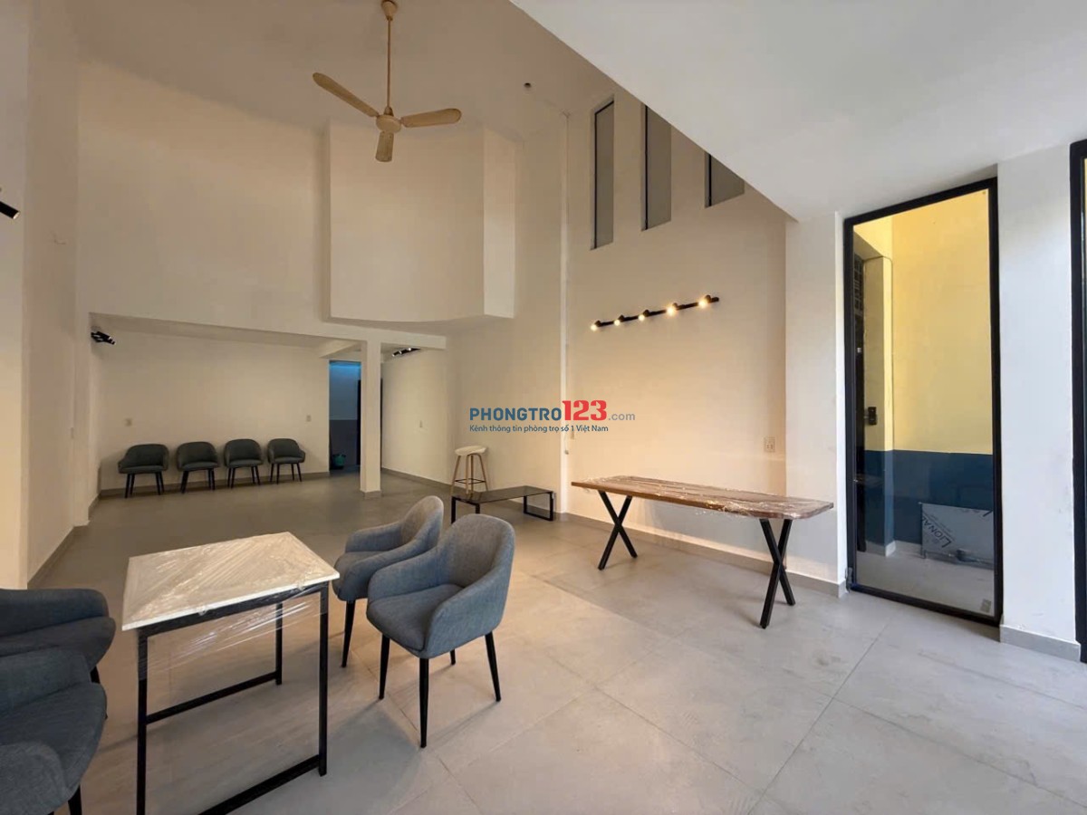 Cho thuê mặt bằng Huỳnh Tịnh Của + sân vườn 30m2 DT 4m6x15m