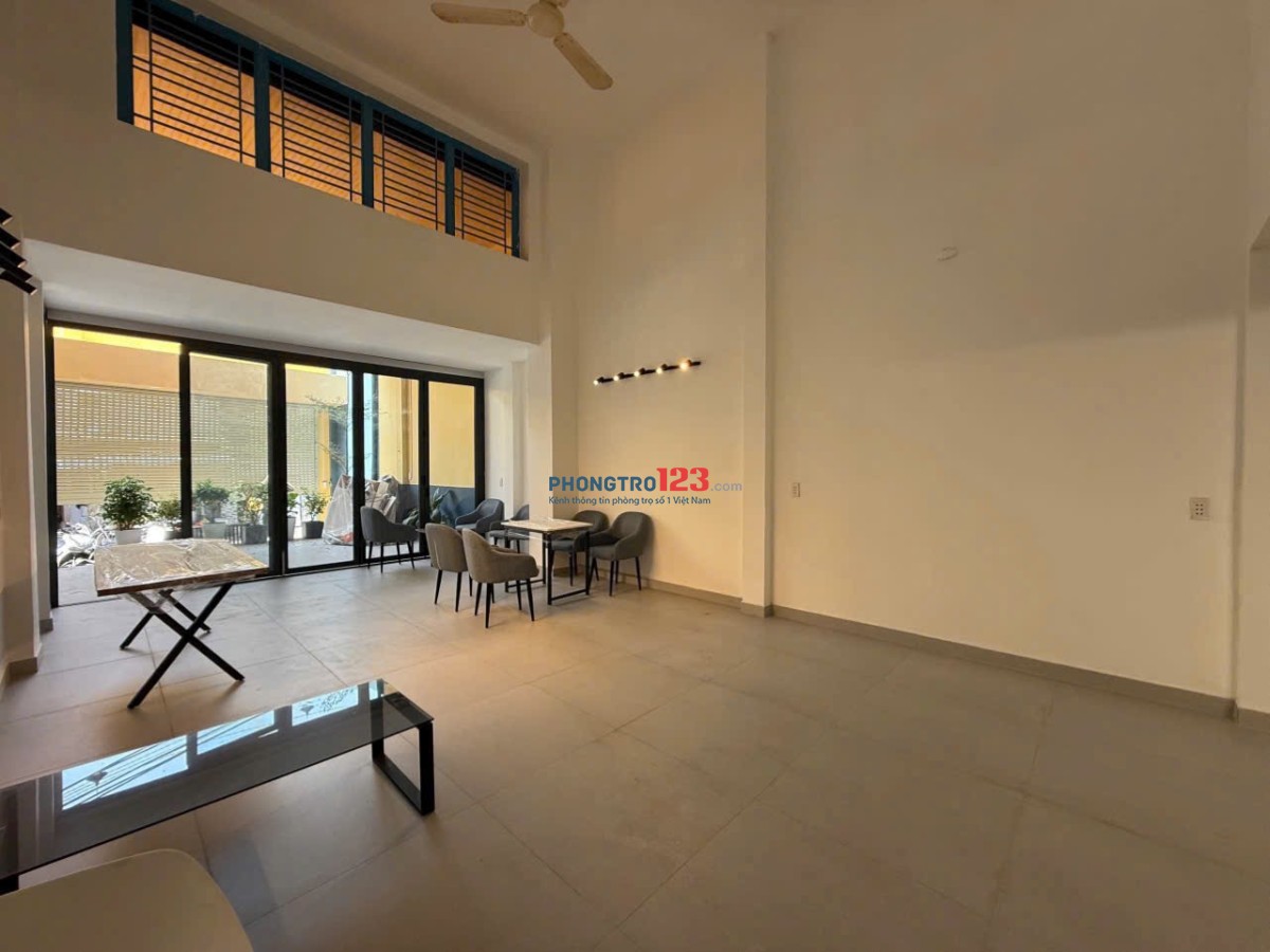 Cho thuê mặt bằng Huỳnh Tịnh Của + sân vườn 30m2 DT 4m6x15m