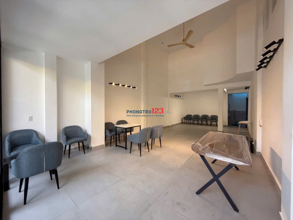 Cho thuê mặt bằng Huỳnh Tịnh Của + sân vườn 30m2 DT 4m6x15m