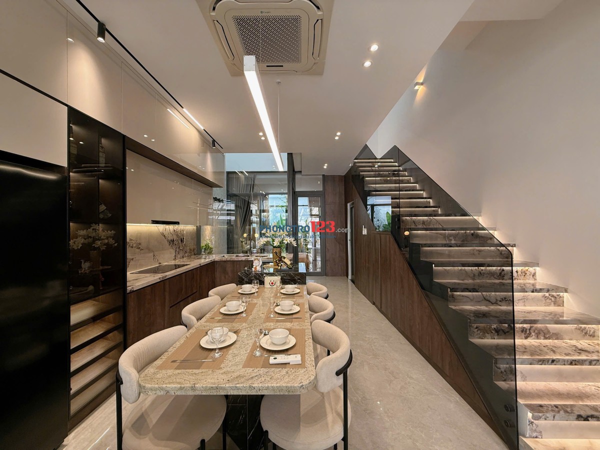 CHO THUÊ NHÀ MẶT TIỀN 3 TẦNG 3PN NHÀ MỚI XÂY THIẾT KẾ HIỆN ĐẠI