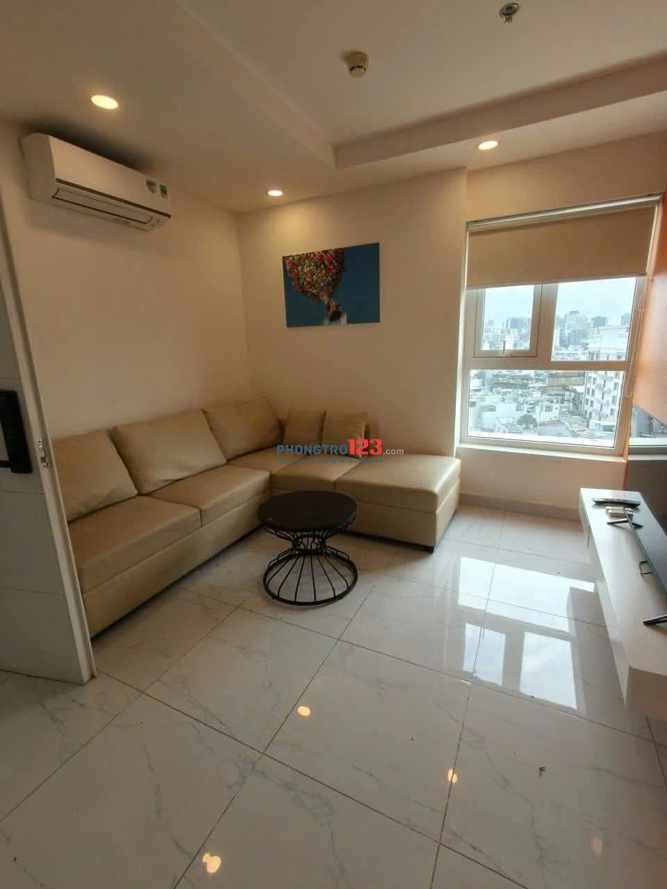 Cho thuê chung cư phúc yên 1PN, 50m2 full nội thất giá 6.5tr/th ở liền được.