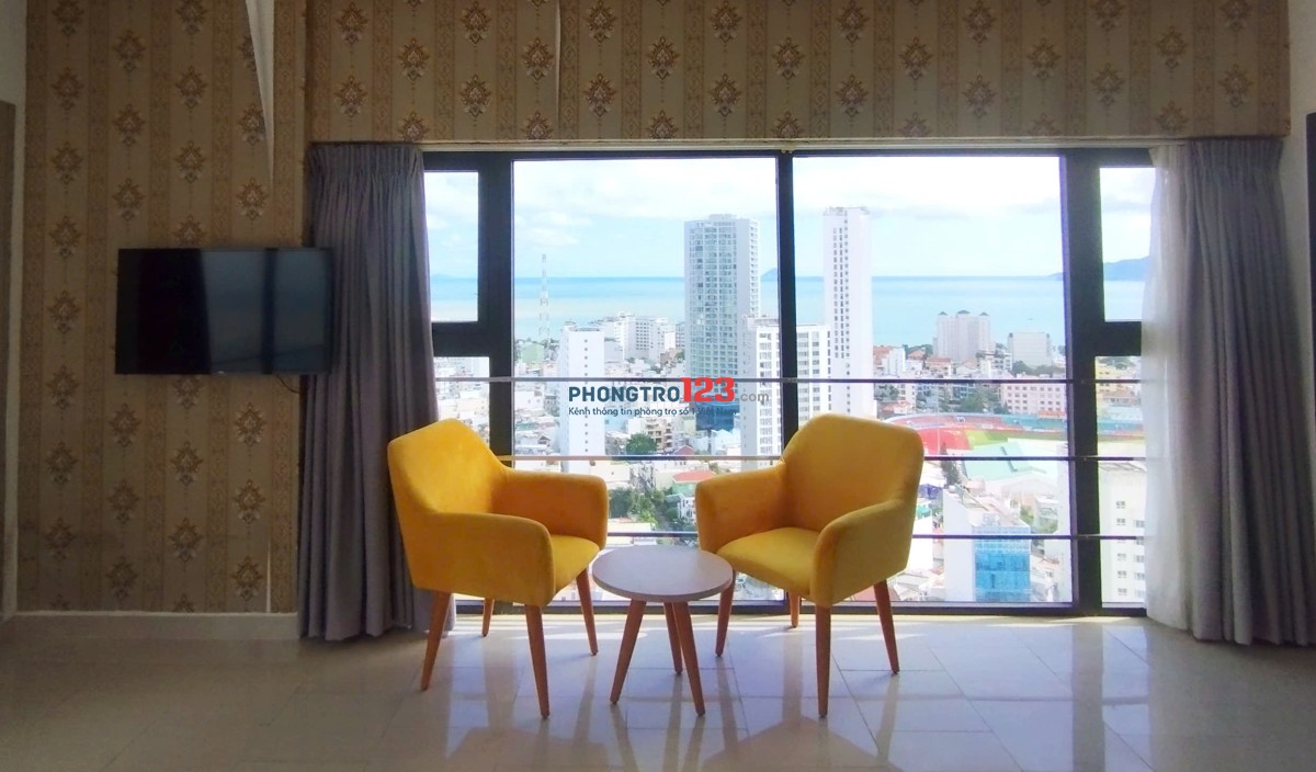 Cho thuê căn hộ phòng khách sạn ngay TTTP gần chợ Đầm