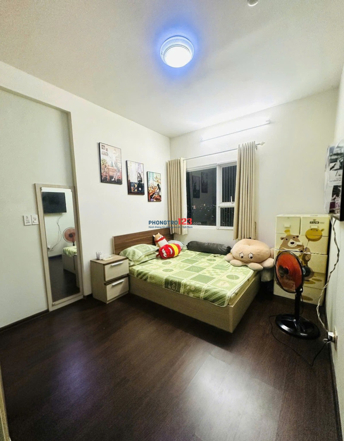 Chung cư Bảy Hiền 98m2, 3Pn, 2wc có Bancong giá 12,5tr/th.