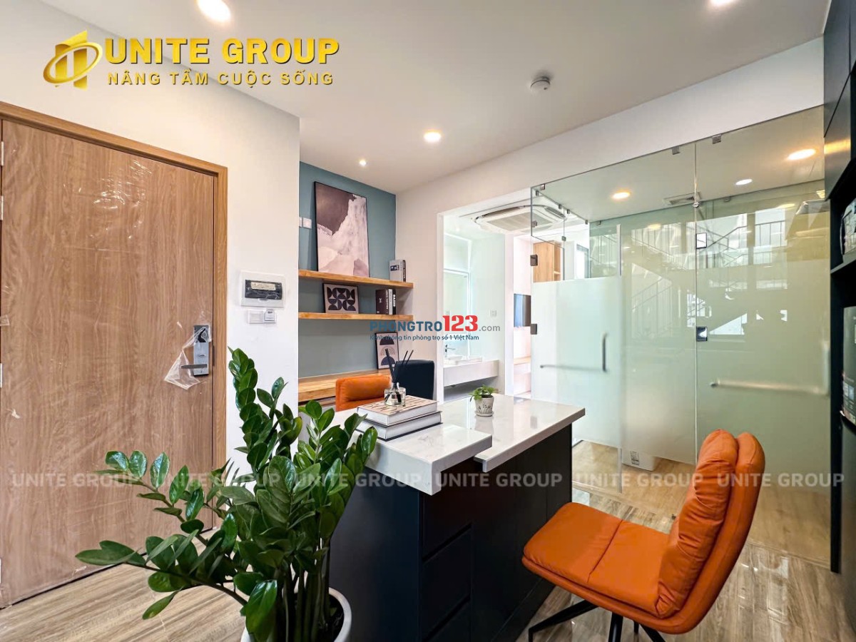 CHO THUÊ CĂN HỘ DỊCH VỤ 1 PN - FULL NỘI THẤT, TÁCH BẾP - Q. TÂN BÌNH